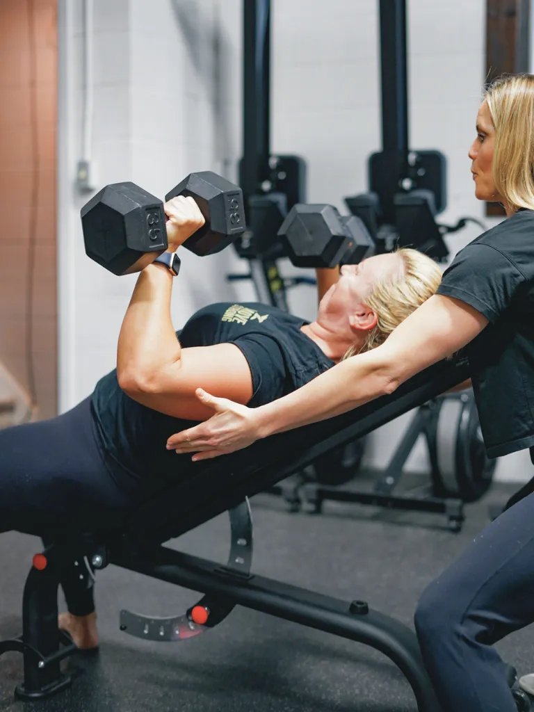 Define strength training and body composition program at Move Strong in Kitchener-Waterloo