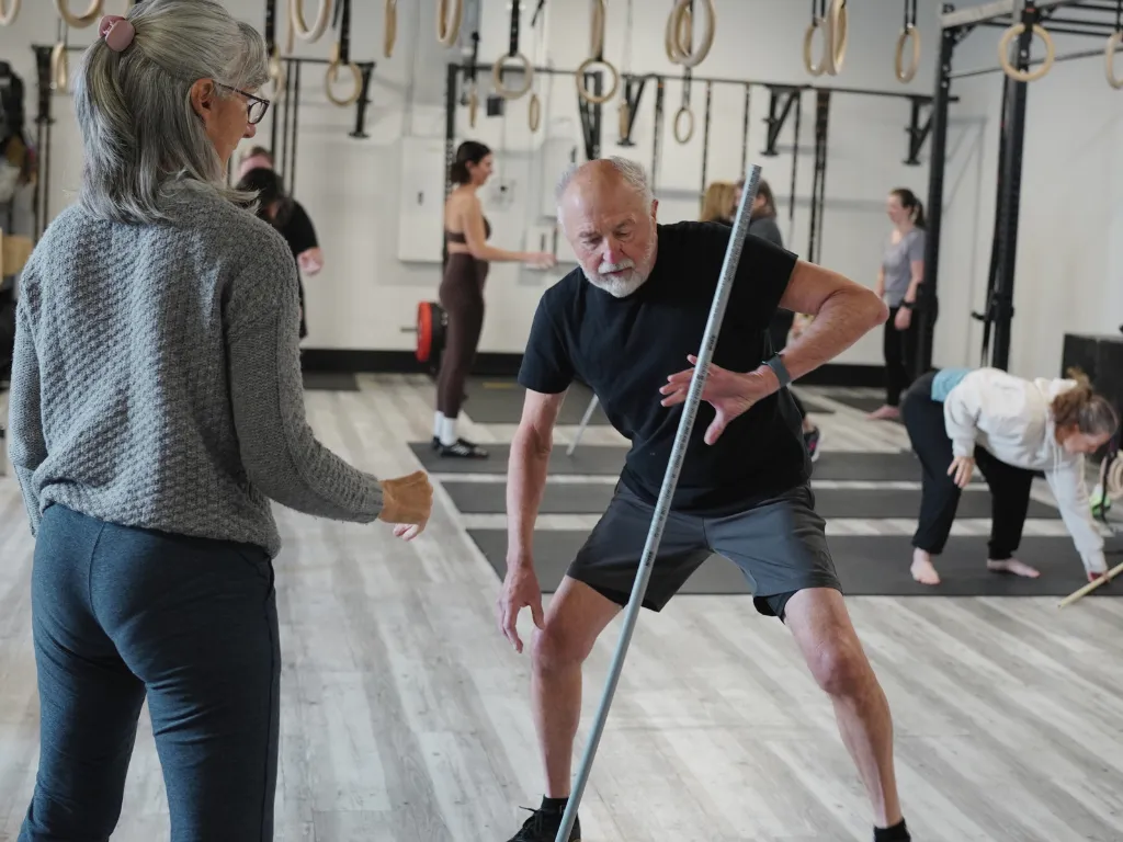 Age Strong member training at Move Strong in Kitchener-Waterloo